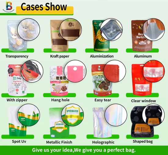 Windo 付きカスタム乾燥食品スナック Biltong ビーフジャーキー包装袋