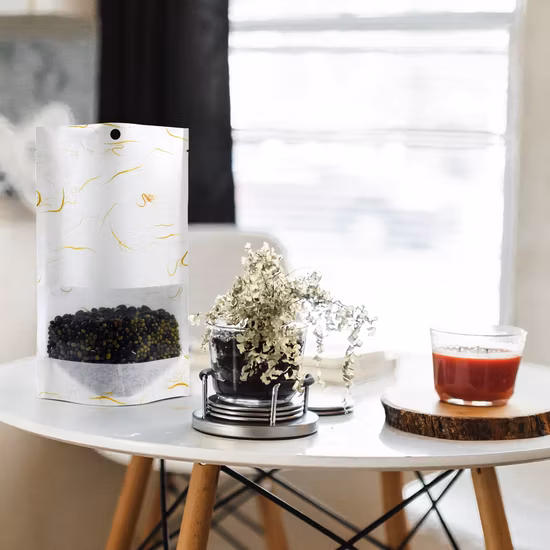 カスタムマイラープラスチック包装リサイクル可能なアルミ箔ジッパーポーチ食品包装袋コーヒーティーナッツクッキー